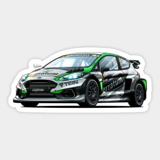 Ford Fiesta WRX Rallycross Sticker